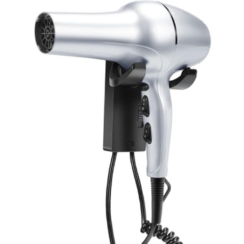 Nástenný fén na vlasy WT-8802, iontový, 2200 W, strieborný - A