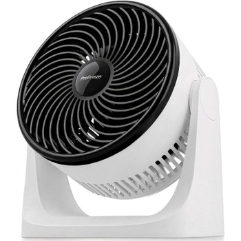 Stolný turbo ventilátor PB-F-28WB-EU, 3 rýchlosti, náklon 90 °, čierno / biely - A