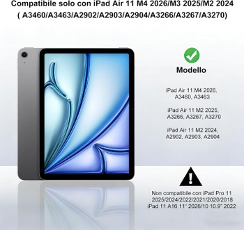 Pouzdro s klávesnicí IVEOPPE pro iPad Air 11