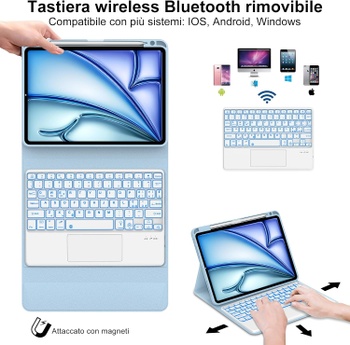 Pouzdro s klávesnicí IVEOPPE pro iPad Air 11