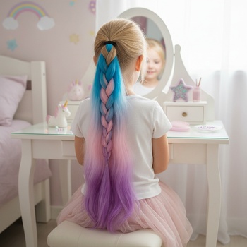 Vrkôčik s gumičkou Unicorn Fantasy 60cm