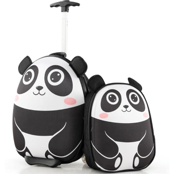 Detský cestovný kufor s batohom DP32231FR, panda, 30 x 21 x…