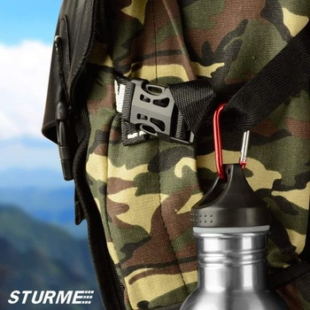 STURME 24dílná malá karabina s mini karabinkami, hliníkový pružinový háček na klíče, odolný,