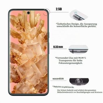 Ochranné tvrdené sklo AOKUMA pre Google Pixel 8, [balenie po 2 ks], kompatibilné s Pixel 8,