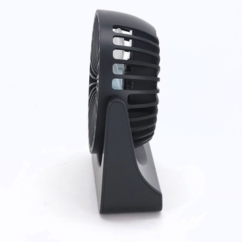 PALATALA stolní ventilátor, mini ventilátor, USB ventilátor se 3 rychlostmi a 360° rotací,