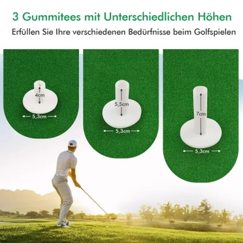 Golfová odpaľovacia podložka SP37806, 1,5 x 1 m, zelená - A