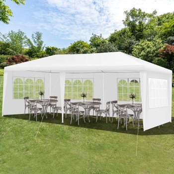 Záhradný pavilón OP3926WH, 3 x 6 m, biely - A