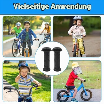 Detské gripy na bicykel 22 mm, 2 páry/4 kusy