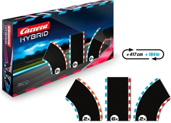 Rozšírenie autodráhy Track Pack 1, 10 dielov, 417 cm, čierna - N