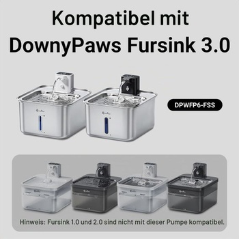 Fontánové čerpadlo DownyPaws DPWP006-TB-EU