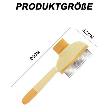 Balenie 2 samočistiacich hrebeňov pre mačky - Hĺbkovo čistiaci hrebeň proti blchám pre mačky,