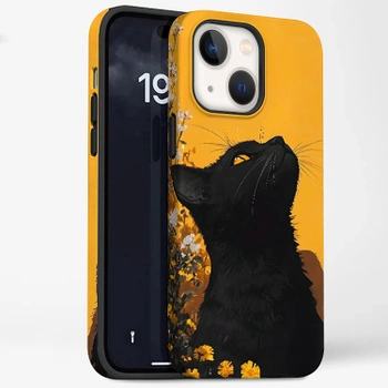 Puzdro Tawarror iPhone 13 mačka