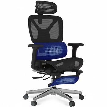Ergonomická kancelárska stolička C7B-Lite-Pro-V2, čierna - A