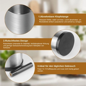 Knock box pre portafiltre, 700ml, knock box pre portafilter
