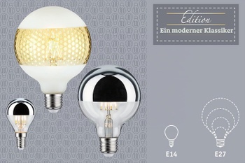 LED žárovka Paulmann Filament G125 6W