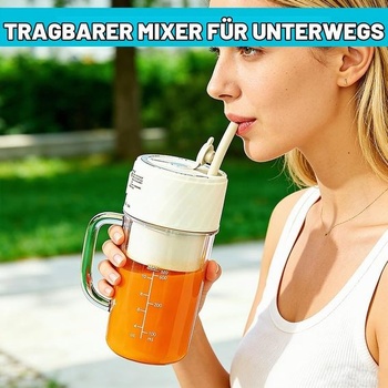 Přenosný výrobník smoothie na cesty, mini mixér o objemu 340 ml na koktejly a smoothie, 21 000