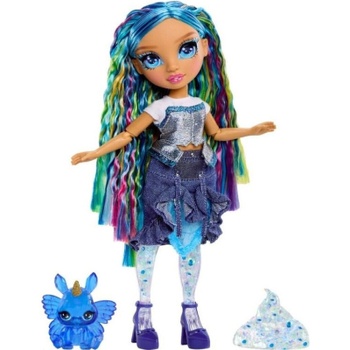 Bábika Skyler Bradshaw Rainbow Shimmers so slizom, 28 cm, modrá - A