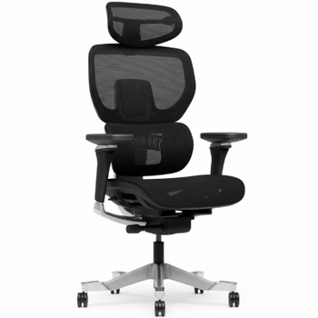 Ergonomická kancelárska stolička s dynamickým operadlom C7MOB-M1, čierna - A