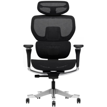 Ergonomická kancelárska stolička s dynamickým operadlom C7MOB-M1, čierna - A
