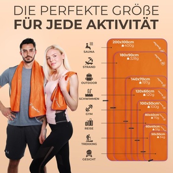 Uterák z mikrovlákna NirvanaShape - cestovný uterák, osuška pre rekreantov - kompaktný,
