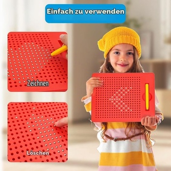 Magnetická kreslicí deska pro děti, magnetická hračka pro děti, malá magnetická kreslicí deska černá