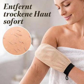 Exfoliační rukavice (2 kusy), exfoliační houbička na tělo, tělový peeling na odstranění odumřelých