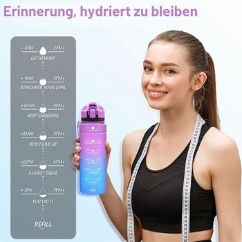 Športová fľaša na vodu 500ml, 700ml, 1l, 1,5l detská fľaša na vodu, nepriepustná, bez BPA,