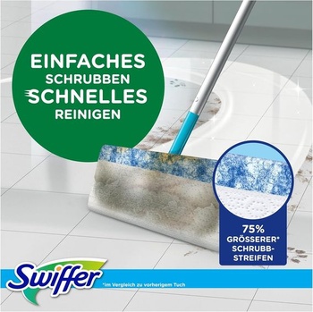 Náhradná sada mopu Swiffer, vlhčené obrúsky na podlahu so sviežou vôňou ako po vyvetraní, pre rýchle