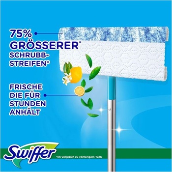 Náhradná sada mopu Swiffer, vlhčené obrúsky na podlahu so sviežou vôňou ako po vyvetraní, pre rýchle