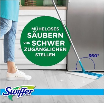 Náhradná sada mopu Swiffer, vlhčené obrúsky na podlahu so sviežou vôňou ako po vyvetraní, pre rýchle