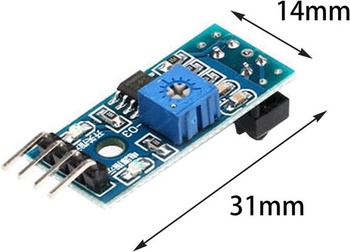 Sada 8 modulov infračerveného reflektorového senzora GERUI TCRT5000, digitálny modul senzora