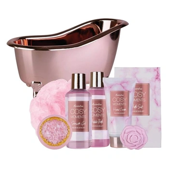 Darčeková sada do kúpeľa Accentra COSY MOMENTS pre ženy so sprchovacím gélom 150 ml, penou do kúpeľa