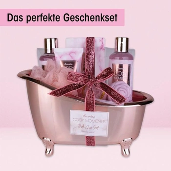 Darčeková sada do kúpeľa Accentra COSY MOMENTS pre ženy so sprchovacím gélom 150 ml, penou do kúpeľa