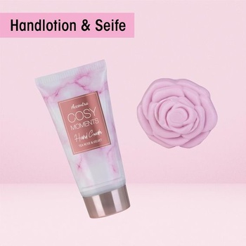 Darčeková sada do kúpeľa Accentra COSY MOMENTS pre ženy so sprchovacím gélom 150 ml, penou do kúpeľa