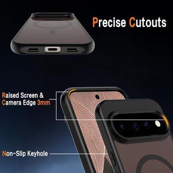 Magnetické pouzdro AOKUMA Google Pixel 11 Pro XL 5G pro MagSafe, se 2 ochrannými fóliemi z