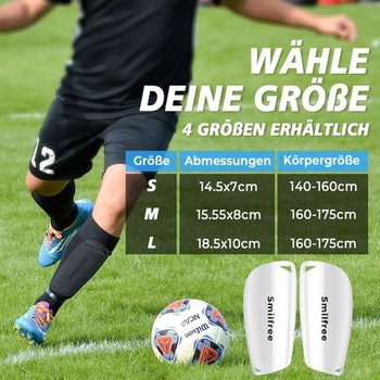 Chrániče holení Smilfree Mini pro děti: Pohodlné chrániče holení pro mužský fotbal - Malé chrániče