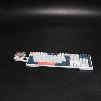 Herní klávesnice Redragon K668 RGB – Drátová mechanická klávesnice se 109 klávesami, 4 dalšími