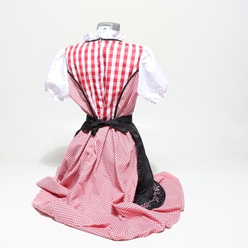 Dámsky kostým dirndl na Oktoberfest, kostým slúžky, kostým nemeckého pivného festivalu, bavorské