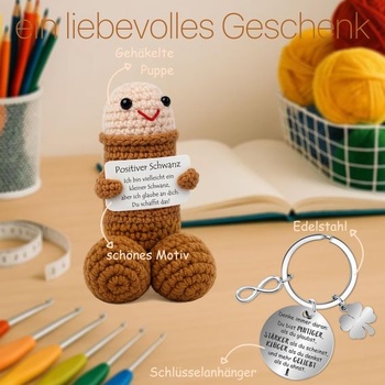 Vtipné darčeky a kľúčenky, darčeky k návratu do školy, Pocket Hug Positive Figure, vtipné darčeky pre