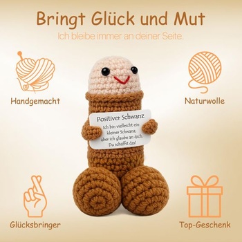 Vtipné darčeky a kľúčenky, darčeky k návratu do školy, Pocket Hug Positive Figure, vtipné darčeky pre