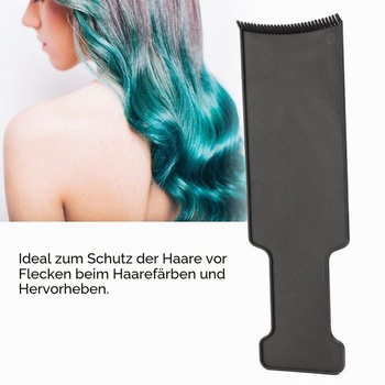 Balayage deska se zoubky, melírovací deska na balayage, tónovací hřeben, štětec na barvení vlasů,
