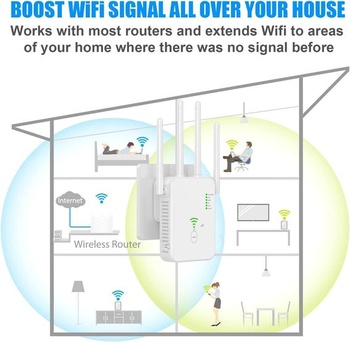 WLAN zesilovač Guhuashi WHITE01