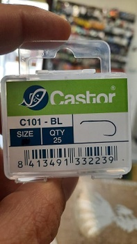 Rybárske háčiky Castor 101, 25 kusov