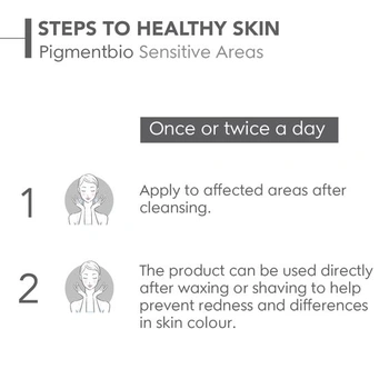 BIODERMA Pigmentbio Sensitive Areas - rozjasňujúca starostlivosť pre citlivé oblasti - ideálna pre kolená,