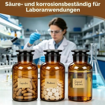 4 lekárenské fľaše, sklenené fľaše s objemom 250 ml so zabrúsenými zátkami
