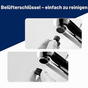 VANCOCO 52000 Kúpeľňová batéria Chróm Páková batéria Umývadlová batéria G3/8 Chróm