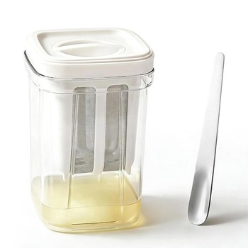 Sitko na jogurt s objemom 1100 ml s vekom a lyžičkou na…