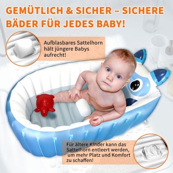 Nafukovacia vanička Boczif Baby, Detská vanička, Detská vanička (Modrá)
