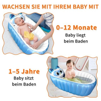 Nafukovacia vanička Boczif Baby, Detská vanička, Detská vanička (Modrá)