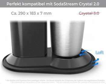 Silikonová sušící podložka ecooe POUZE pro SodaStream Crystal 2.0 Sušící podložka, tácek,